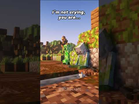 I'm not crying, you are… #minecraft #sad