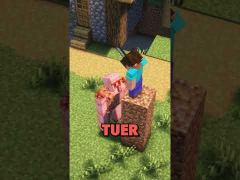 La vie d'un golem de fer sur Minecraft #shorts