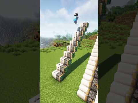 Minecraft Automatic Stairs😱 #shorts
