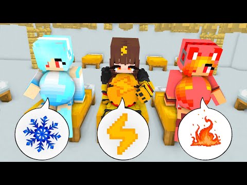 Monster School : Cute Elemental Girl & Cute Elemental – Minecraft Animation