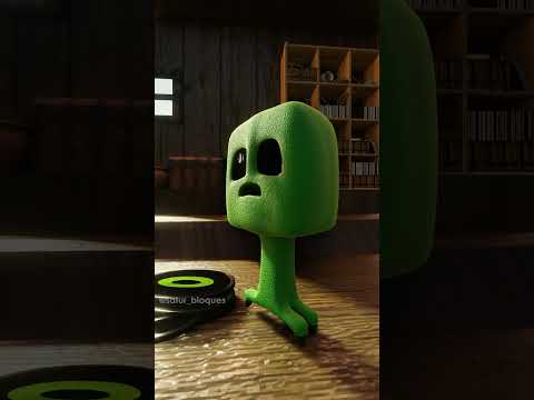 Nunca CANTES a un CREEPER bebé #minecraft #shorts