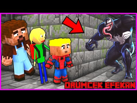 ÖRÜMCEK EFEKAN BİZİ KORUDU!😱 – Minecraft