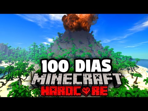 Sobreviví 100 Días en una Isla Desierta en Minecraft y Esto es lo Que Pasó
