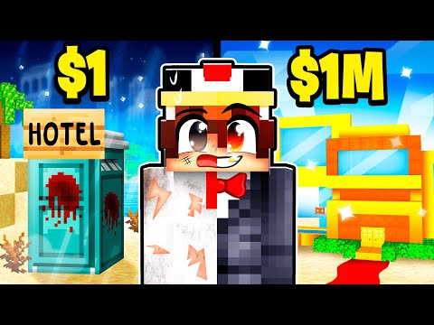 Vacances à $1 vs $1,000,000 sur Minecraft !