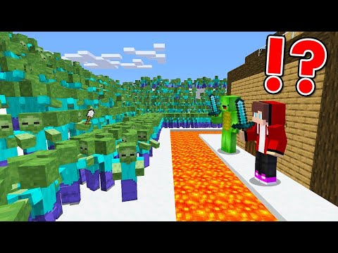 Zombies vs The Most Secure House – Minecraft
